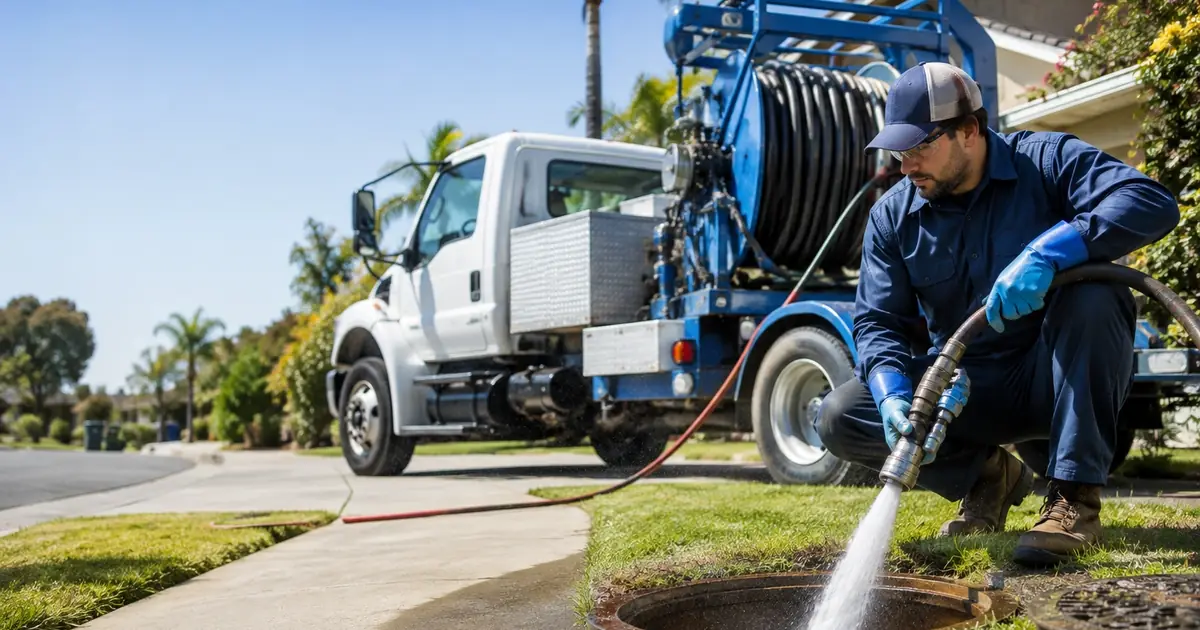 Hydro jet sewer cleaning Phelan