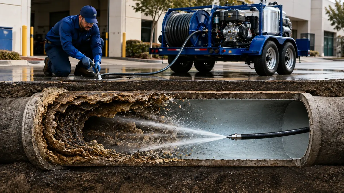 Sewer Pipe Descaling in Phelan